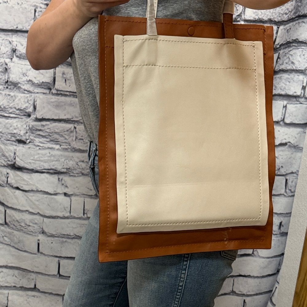 * SPRING VIBE 🍀 3.1 Phillip Lim Cream and Brown Tote - Picture 11 of 15